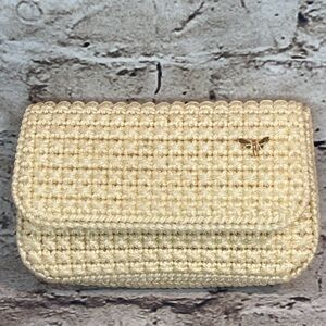 Vintage clutch handbag 1980s